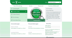 Desktop Screenshot of kreis-wesel.de